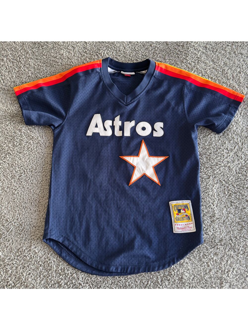 Authentic Mitchell & Ness Nolan Ryan 1988 MLB Houston Astros Jersey 36-S ERROR